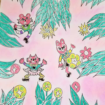 動物のファンタジーキャラクター