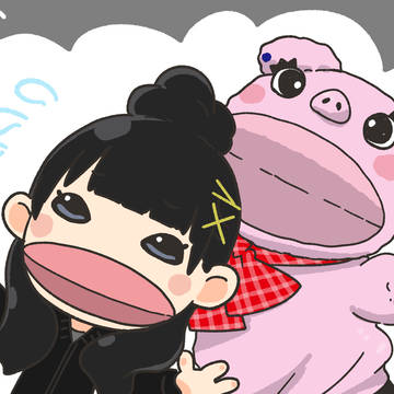 ハムリハとまるごとりかこの絵