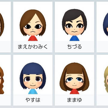 アイドルマスターシンデレラガールズのMii集
