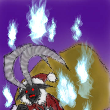 Krampus, black santa claus