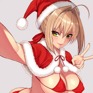 自撮りネロサンタ
