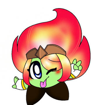 Kirby fan character Pyrrha
