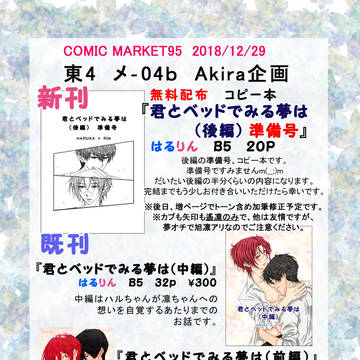 Ｃ95　遙凛　おしながき&サンプル