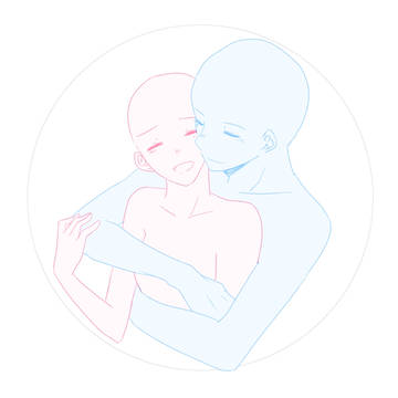 CP向けいちゃいちゃトレス用構図【その2】