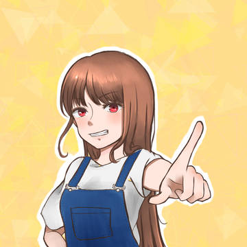 オーバーオール女子