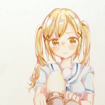 ニーソックスを履く市ヶ谷さん