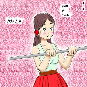 この私が描いた古い絵をどうぞ。