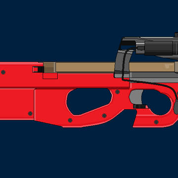 Westworld red body P90