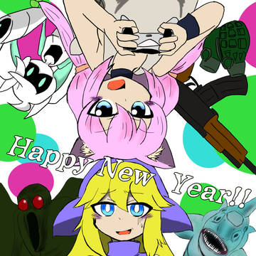 2019年年賀状イラスト