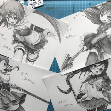 魔法少女4人！！