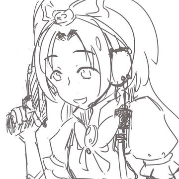 プリキュアらくがき