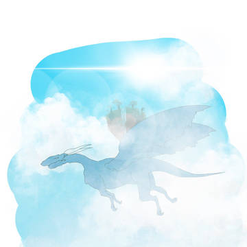 空に舞う