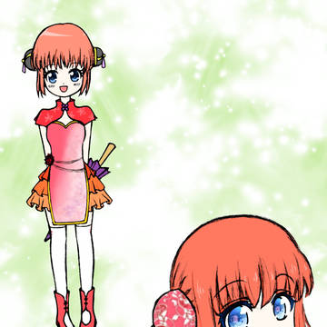 旗袍と汉服の神楽ちゃん