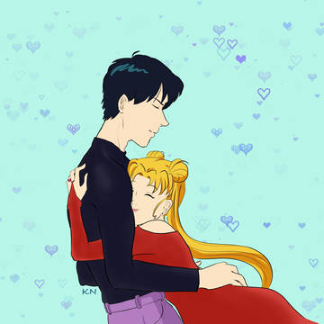 Mamoru and Usagi