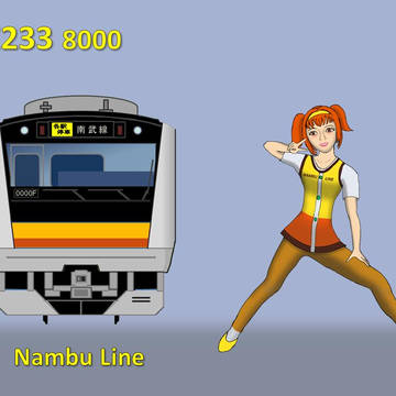 E Trains 233+ - Part 4（鉄道車両擬人化）