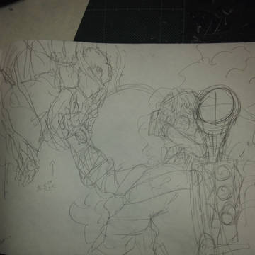 阿吽のビーツグス臣の下描き晒す