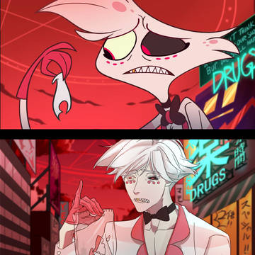Hazbin hotelアニメシーン【なんてね