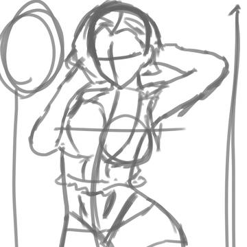 練習トレース模写