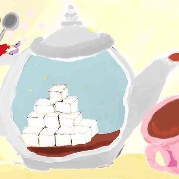 お茶の時間です