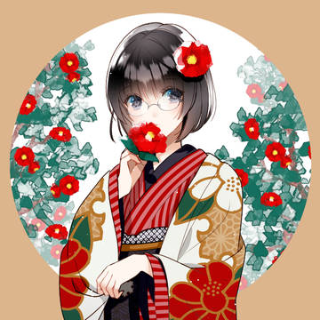 雪と椿