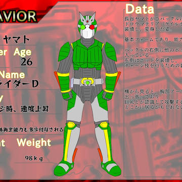 【P.R.W-VS】仮面ライダーD【SR】
