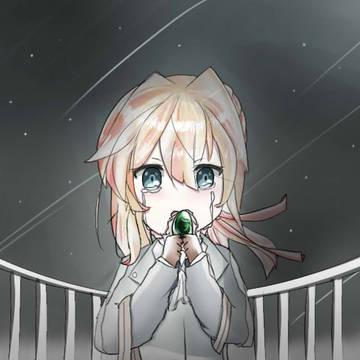 悲しいヴァイオレット・エヴァーガーデン描いてみた