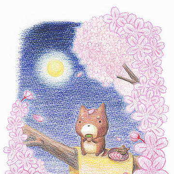 柴犬と四季　生八つ橋