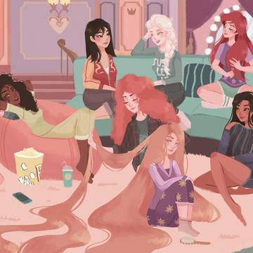 princess pajama party