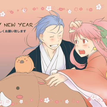 2019年年賀イラスト②