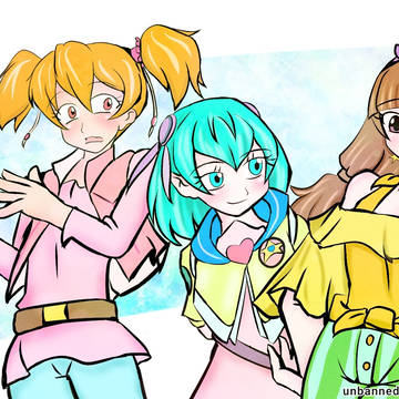 Precure photobomb