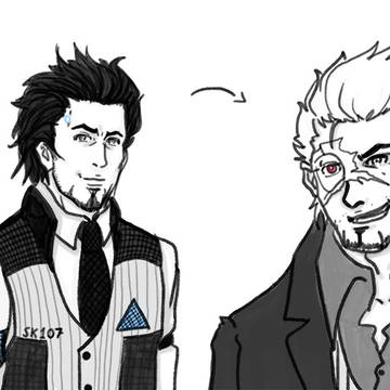 AU Detroit Become Human Godot