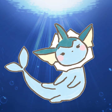 ゆらゆら水の中