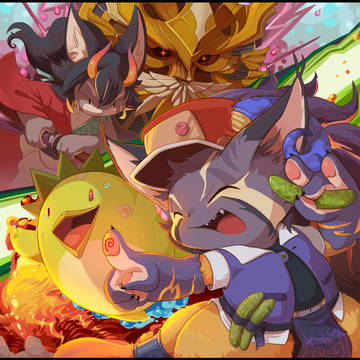 版権ケモ二次絵