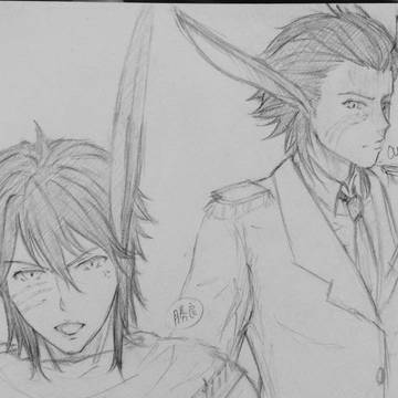 Watership Downキャラクター擬人化（うさぎ耳のまま）