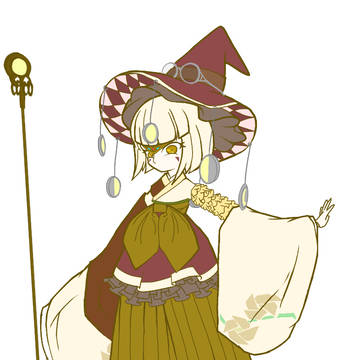 【創作】双娑羅ちゃん【和風魔女】