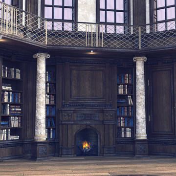 【フリー素材】ファンタジー/背景/アイテム/魔法使いの館