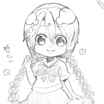 テニス落書き⑤(ほぼアナログ)
