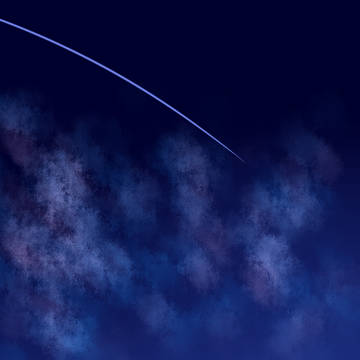 星空下