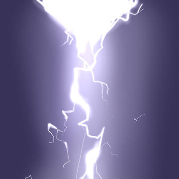 雷を纏うジンオウガ