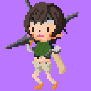 好きなキャラをドット絵にしてみる②