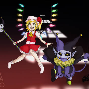 Flandre and Jevil