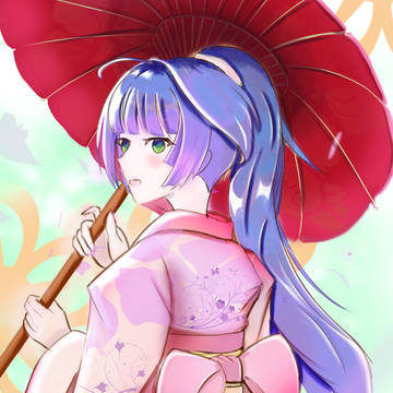 雷電芽衣ー着物