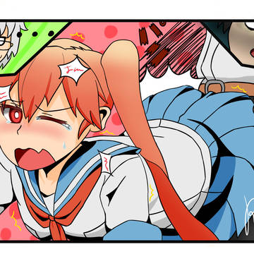 Slapped Ueno-san >///<