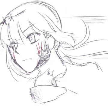オルタとねこアーチャーの練習描く