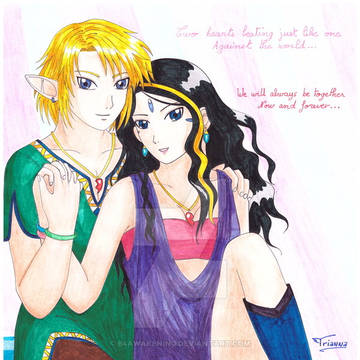 An hylian and a goddess romance