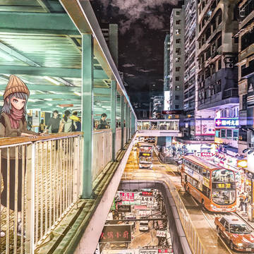 香港の夜