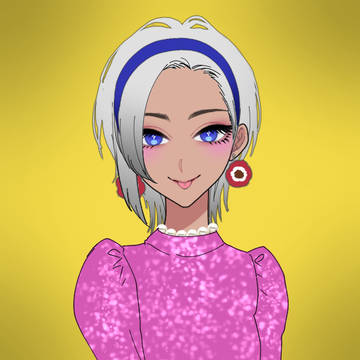銀髪ギャル