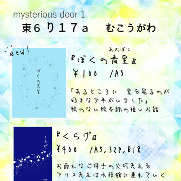 mysterious door 1 おしながき
