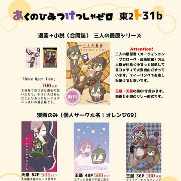 【ブレショ12】おしながき