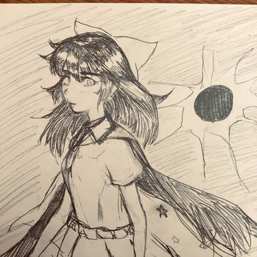 落書き お空ちゃん